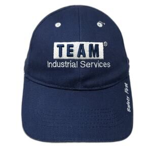 Team Industrial Services Safety First Baseball Cap Blue One Size TA Kosas